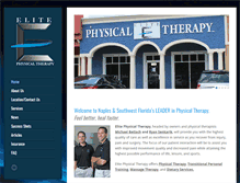 Tablet Screenshot of eliteptofnaples.com